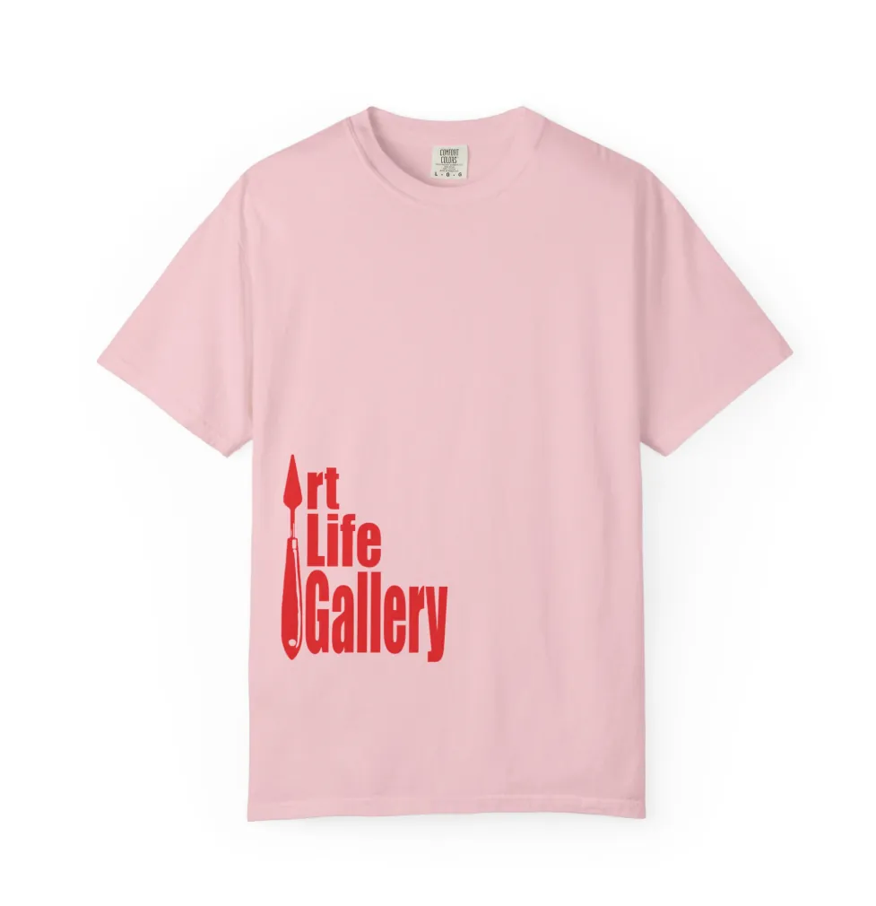 LIGHTWEIGHT COTTON T-SHIRT “Art Life Gallery” – SHORT SLEEVES