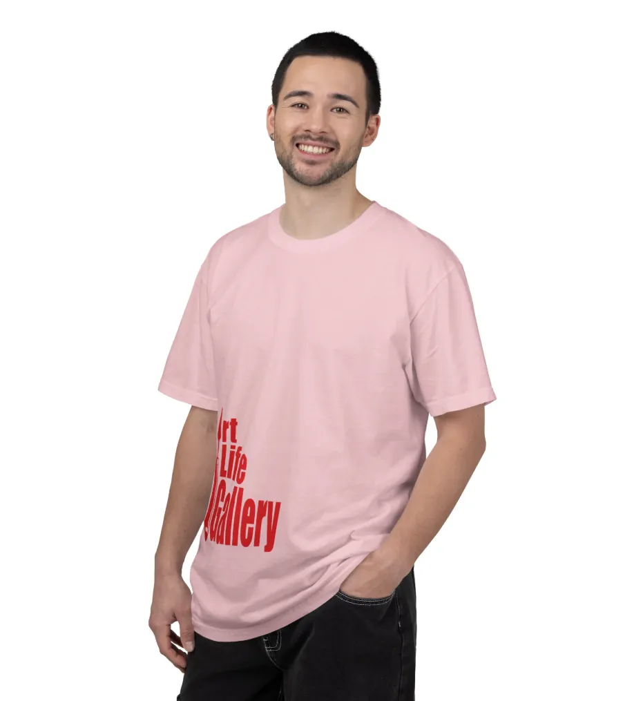 LIGHTWEIGHT COTTON T-SHIRT “Art Life Gallery” – SHORT SLEEVES