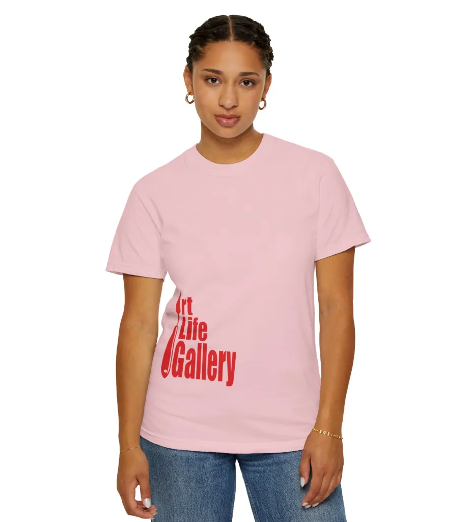 LIGHTWEIGHT COTTON T-SHIRT “Art Life Gallery” – SHORT SLEEVES
